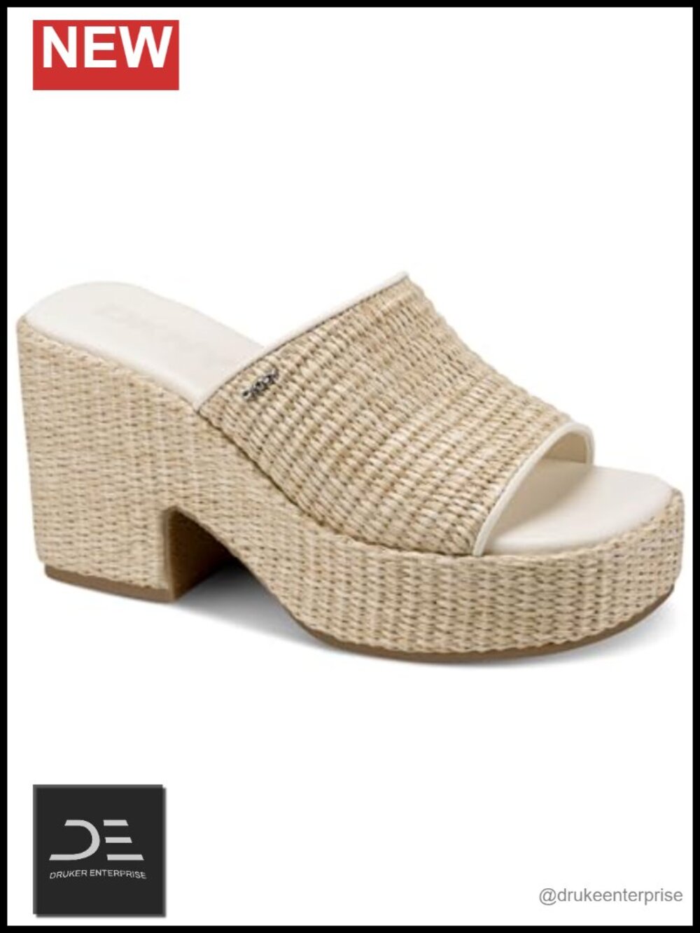 DKNY Platform Espadrille Sandal Heeled Women's Wedge